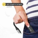 Compact 4 port USB hub for laptop