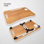 Portable laptop desk with mug holder by Gizga Essentials