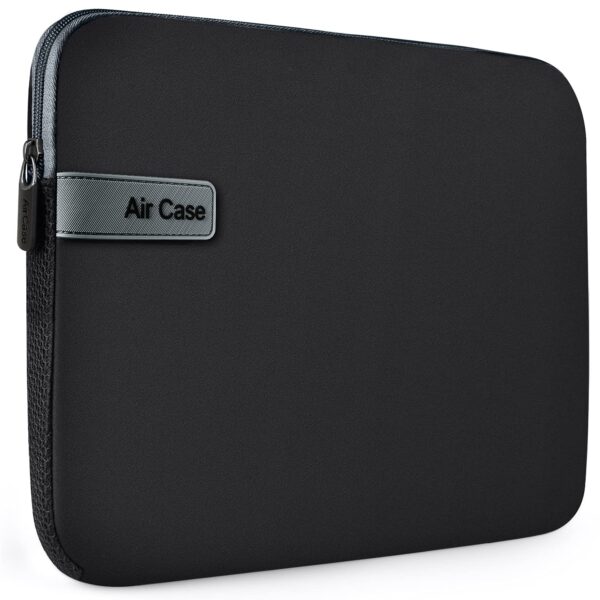 AirCase 13.3-Inch Laptop Sleeve Case - Premium Neoprene Protective Cover (Black)