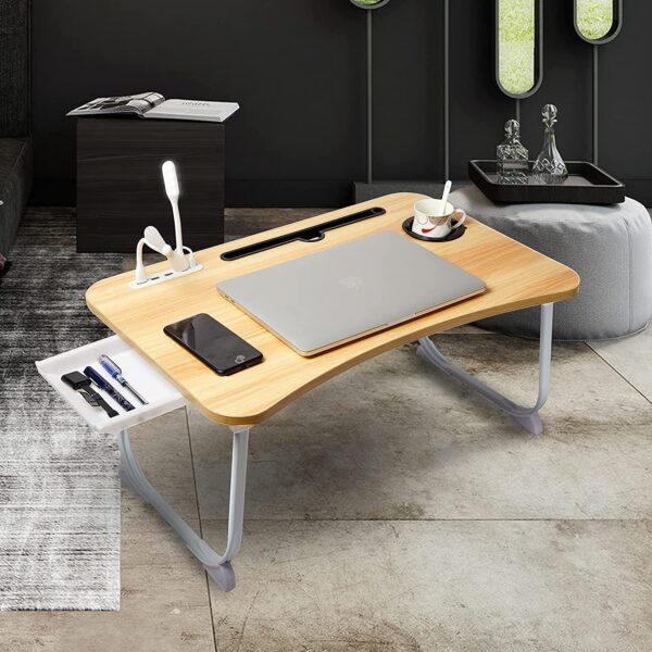 GoRogue laptop table for bed and sofa beige