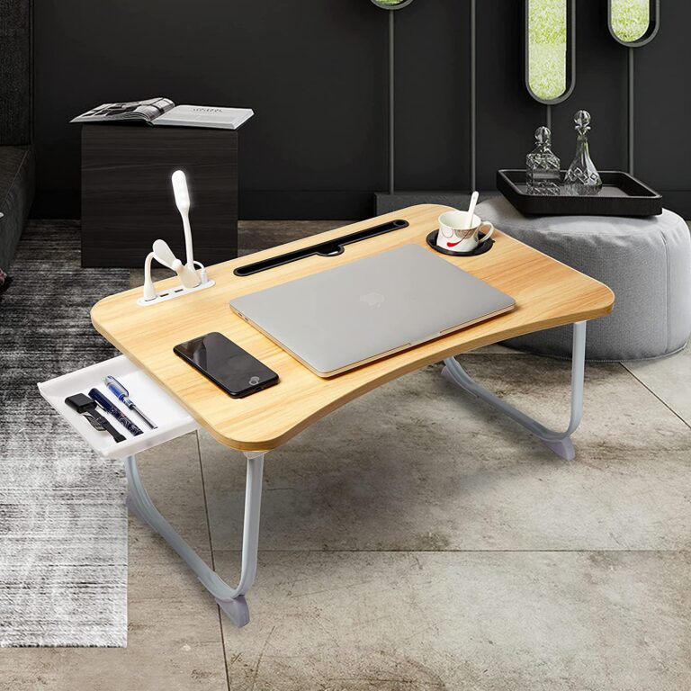 GoRogue laptop table for bed and sofa beige