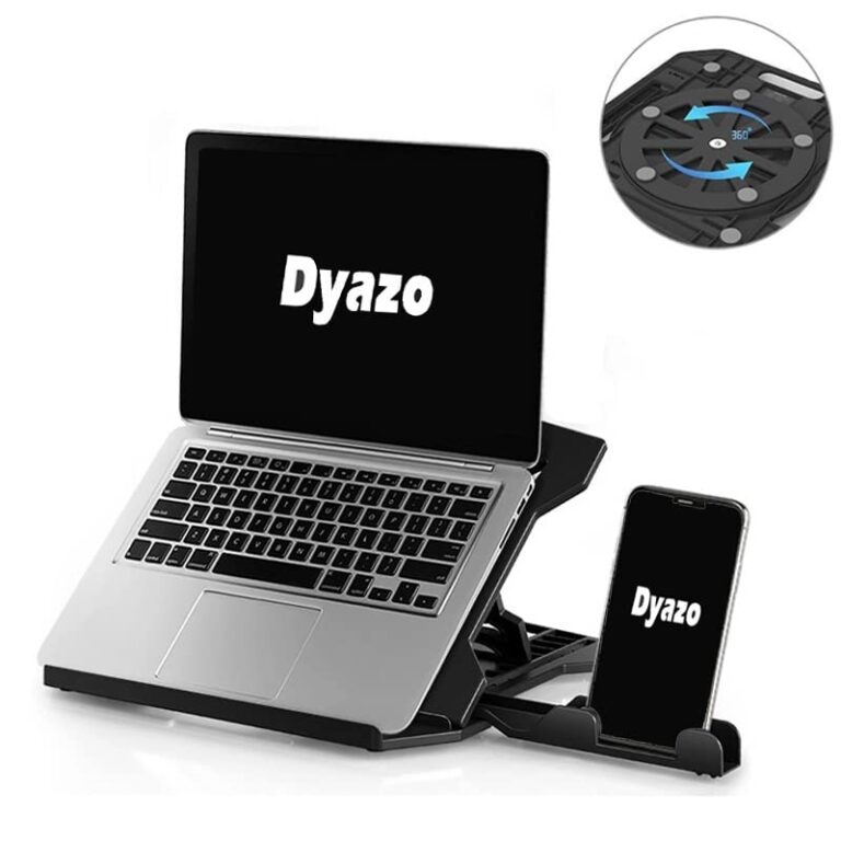 Dyazo adjustable laptop stand front view