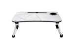 Mashur Fab multi-purpose laptop table dark marble