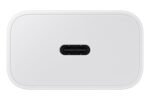 White Samsung 25W Type-C charger