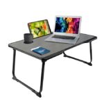 Multifunctional Folding Table Features Multifunctional folding table for work and study Built-in cup holder for convenience Dedicated mobile and tablet holder Ergonomic design for comfortable usage Lightweight and portable structure Foldable design for easy storage Spacious tabletop for laptops and accessories Suitable for bed, sofa, floor, and desk use Ideal for work-from-home, study, reading, and gaming