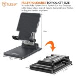 dual pole tablet stand for desk setup