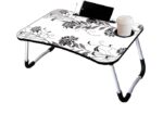 Mashur Fab multi-purpose laptop table black flower