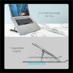 lightweight laptop riser for workstation setup