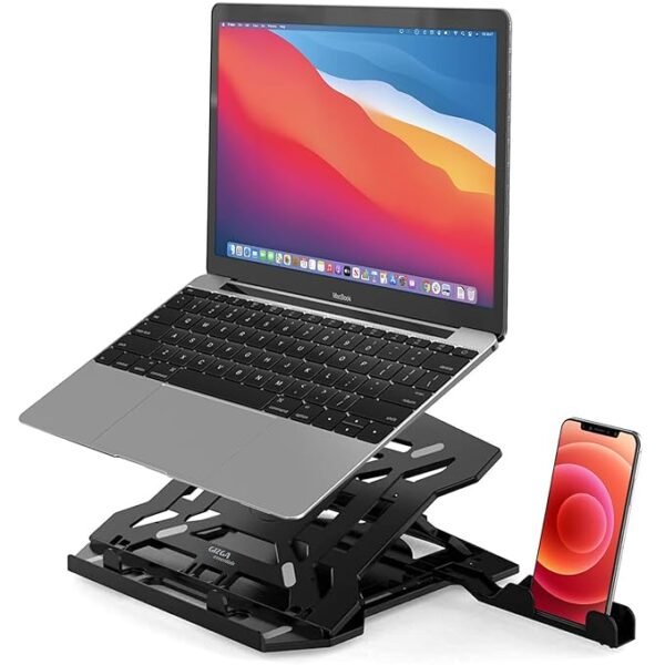 Foldable Laptop Stand with Phone Holder