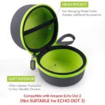 Echo Dot storage pouch with zipper closure