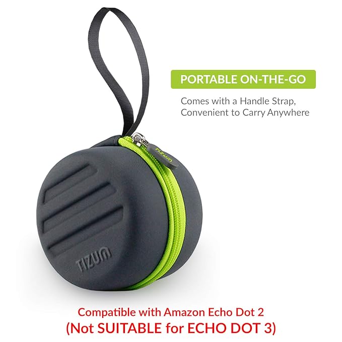 grey protective hard case for Echo Dot
