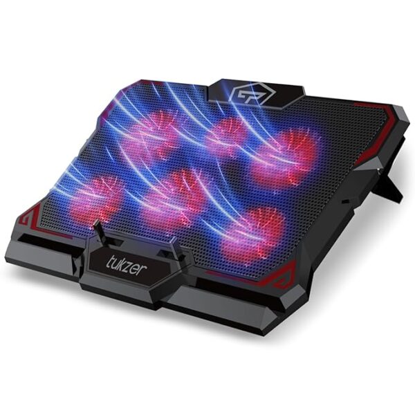 Tukzer laptop cooling pad with 6 Red LED fans