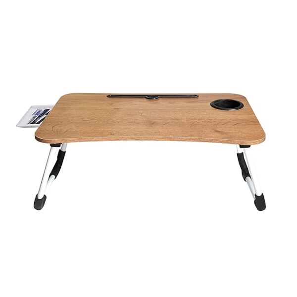 GoRogue laptop desk for bed oak dark