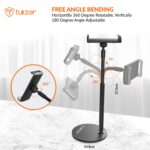 adjustable rotating tablet holder for desk