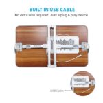 Foldable laptop table for bed and sofa