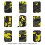 camouflage yellow accessories storage pouch