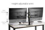 dual screen monitor stand for office setup