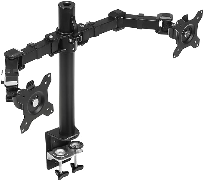 Amazon Basics dual monitor stand