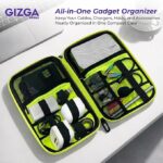 Portable electronics organizer pouch