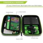 grey electronics accessories organizer pouch