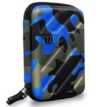 Tizum-electronic-accessories-organizer-camouflage-blue-front-view