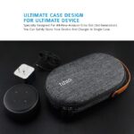 Echo Dot storage pouch with zipper closure