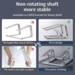 ergonomic adjustable laptop stand for desk