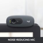 720p webcam with microphone for laptop