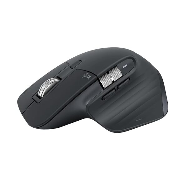 Logitech MX Master 3S with Free Adobe Subscription - Wireless Performance Mouse with Ultra-Fast Scrolling, Ergo, 8K DPI, Track on Glass, Quiet Clicks, USB-C, Bluetooth -Graphite