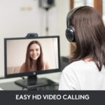 Logitech webcam for video calling and meetings
