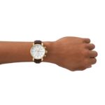 Fossil BQ1009I black leather wrist watch