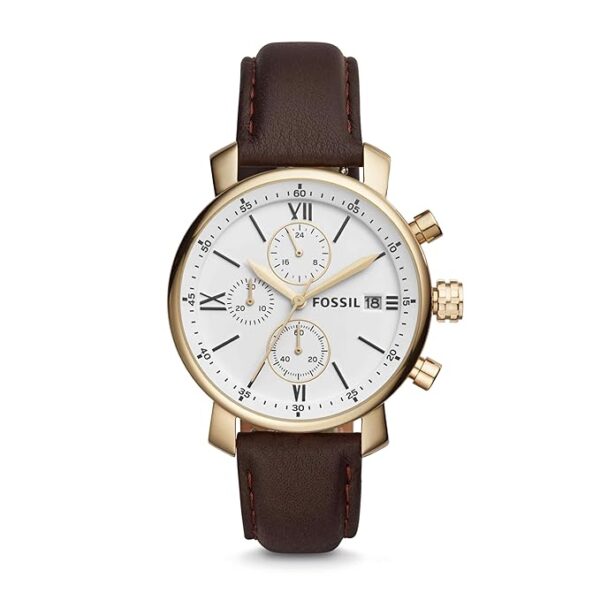 Fossil BQ1009I leather watch for men