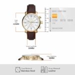 Men's Fossil chronograph leather watch